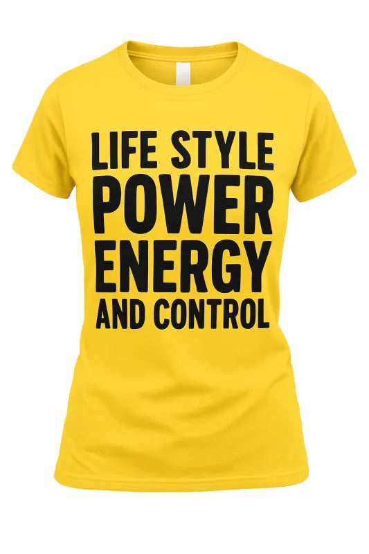 POWER ENERGY CONTROLL Design Set #1757462665 Women's Soft Style Fitted T-Shirt