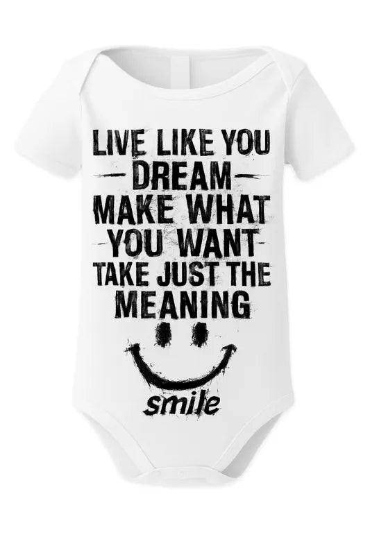 Dream Rebel: Live Bold, Create Freely - Infant Short Sleeve Bodysuit