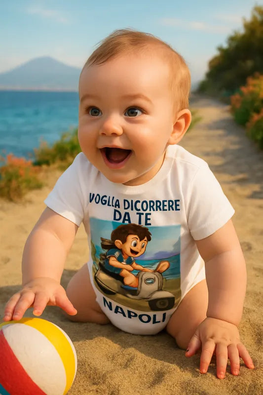 Ride the Napoli Vibes: Adventure Awaits! - Infant Short Sleeve Bodysuit